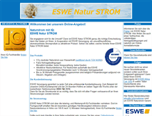 Tablet Screenshot of naturstrom-garant.de